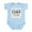 Sky Blue, variant on CafePress - Barbaric Yawp Infant Bodysuit - Baby Light Bodysuit, Size Newborn - 24 Months