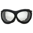 thumbnail image 2 of Birdz Eyewear Buzzard Motorcycle Goggle Fits Over Glasses Black Frame with Clear Lens, 2 of 6