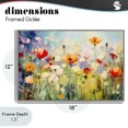 thumbnail image 4 of Stupell Industries Coastal Sunlit Meadow of Colorful Blooms Gray Framed Giclee Art, 18 x 12, by Creative Studio, 4 of 8