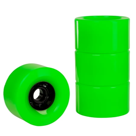 Cal 7 83mm 78A Cruiser Skateboard Wheels  Longboard Flywheel (Solid Green) price history on PriceWatchPro