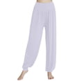 thumbnail image 2 of felwors Harem Pants Women High Waist Yoga Pants Elastic Soft Modal Yoga Sports Pants 2026 Summer Loose Comfy Joggers Trousers (Light Gray, L), 2 of 8
