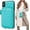 Mint Green, variant on Crossbody Wallet Case for iPhone Xs Max, RFID Blocking PU Leather Zipper Handbag Purse Flip Cover, Kickstand Folio Case with Card Slots Holder Wrist Strap Lanyard 6.5 Inch (Black)