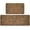 Brown, variant on Anti Fatigue Kitchen Mat Set of 2 Pieces,Farmhouse Kitchen Rugs and Mats,Waterproof Non Slip Memory Foam Cushioned Comfort Kitchen Floor Mat,Padded Kitchen Mats for Standing (17x30+17x47)