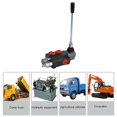 thumbnail image 4 of 1 Spool Hydraulic Directional Double Acting Cylinder Spool Motor Distributor Monoblock Operated Tractor Loader, 4 of 5