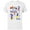 White, variant on Disney Mickey Mouse Vintage Never Bored - Short Sleeve Cotton T-Shirt for Adults - Customized-Black