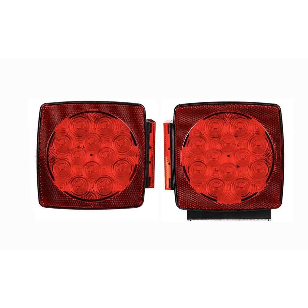 MaxxHaul 50343 12V LED Submersible Left and Right Trailer Lights for