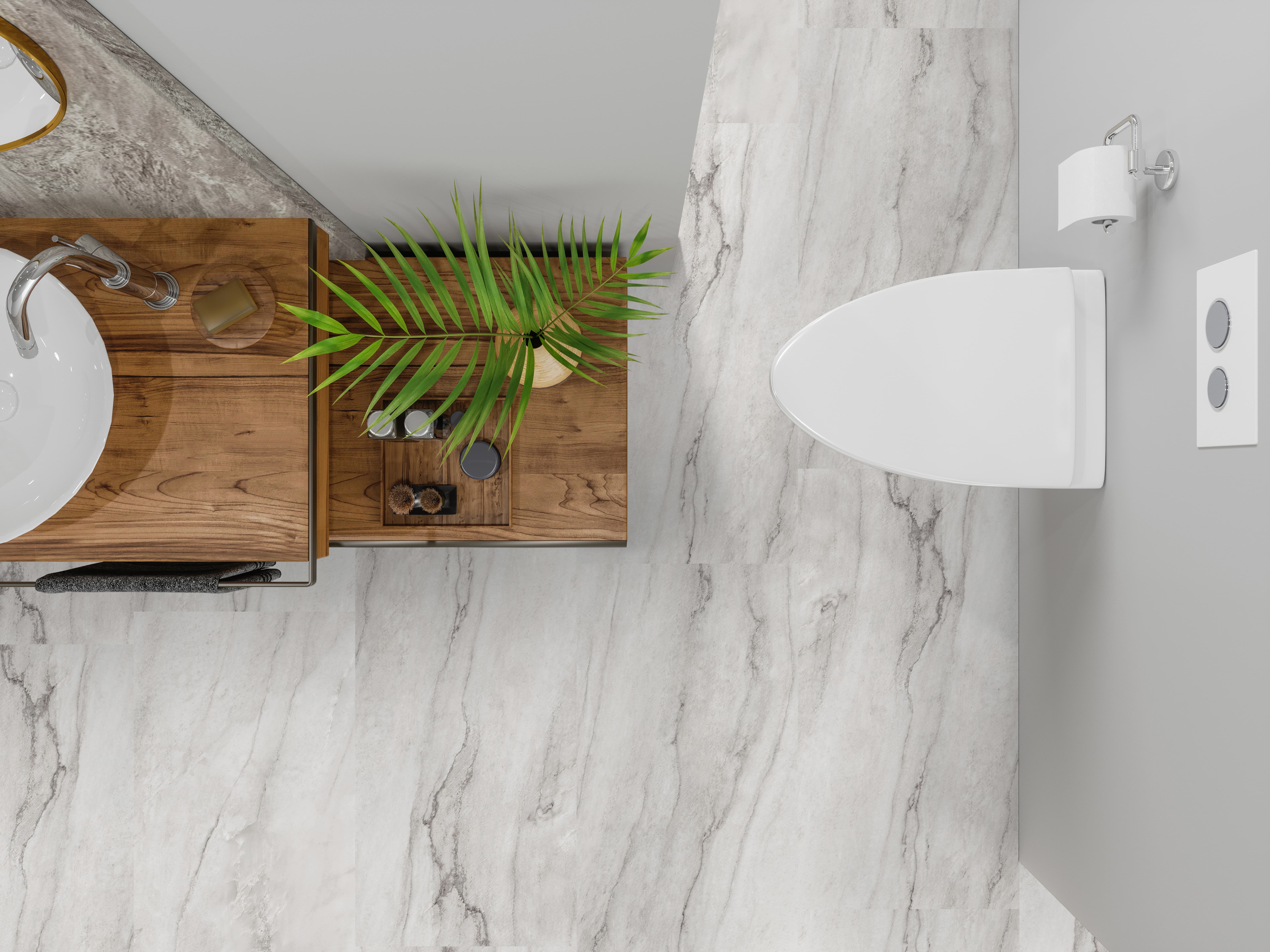 Aldhurst Xl Calville Adelaide Mist 18.98 In. W X 36.22 In. L Rigid Core Click Lock Luxury Vinyl Tile Flooring