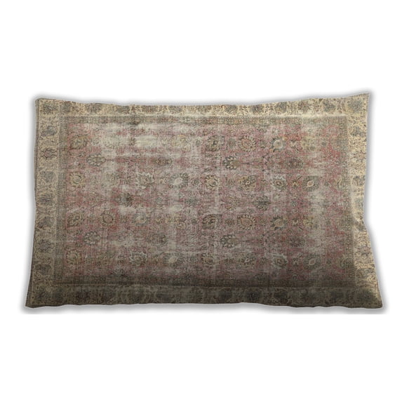 Ahgly Company Outdoor Rectangular Traditional Lumbar Throw Pillow, 13 inch by 19 inch