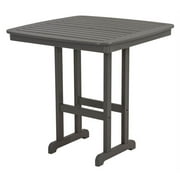 Nautical 42.5 in. Bar Table in Slate Gray