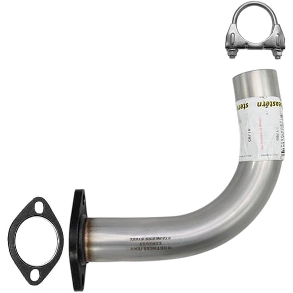 Northeastern Exhaust Pipe Fits 2004-2005 Chevrolet Classic 2.2L & 1997-1999 Chevrolet Malibu 2.4L - Direct Fit | Stainless Steel