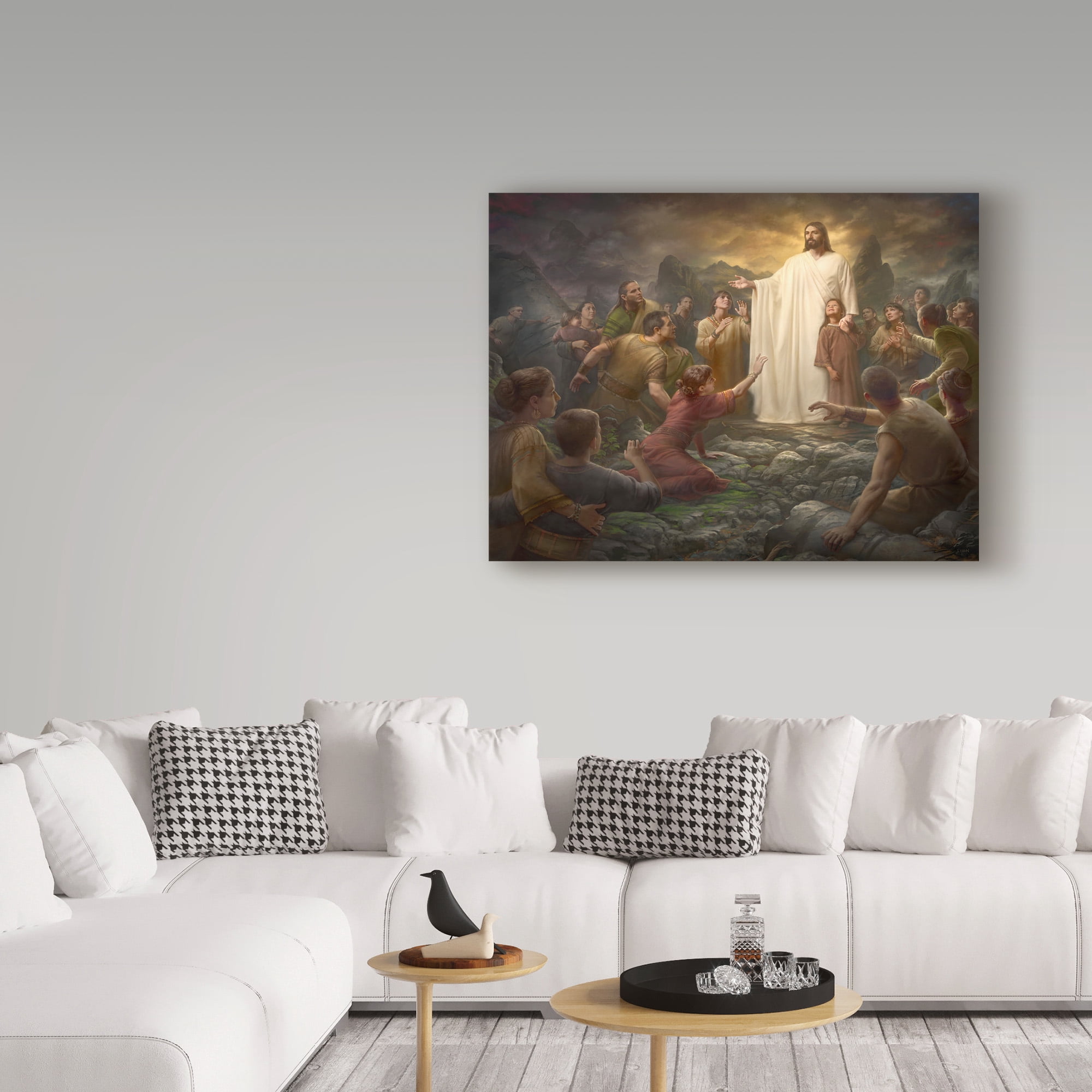 Trademark Fine Art 'One Shepherd' Canvas Art by Howard Lyon