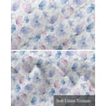 thumbnail image 6 of Gradient Blue Pink Linen Curtain Valance for Bedroom/Bathroom/Kitchen/Office/Living/Dining Room Windows,Fantasy Aesthetics Rainbow Pastel Art Pocket Topper Drapes Decorative Cafe Drapery Panel 54x18, 6 of 6