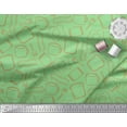 thumbnail image 2 of Soimoi Green Cotton Voile Fabric Omlet & Bread Slice Food Print Fabric by the Yard 42 Inch Wide, 2 of 3
