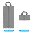 thumbnail image 4 of Uxcell Travel Shoe Bags, Waterproof Shoe Storage Organizer Shoe Pouch with Zipper, Gray 2 Pack, 4 of 6