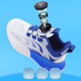 thumbnail image 4 of NOEGOEU Kids Sneakers Boys Girls Running Tennis Shoes Athletic Sports Casual Breathable for 4-16 Years (Blue,10-11 Years), 4 of 6