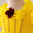 thumbnail image 4 of Belle Costume for Girls Princess Dress Up Birthday Christmas Party OutFit, 4 of 7