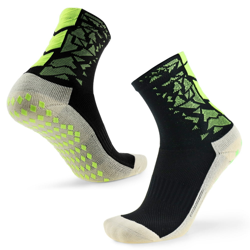 Anself Men's Non Slip Basketball Socks Sports Grip Socks Athletic