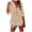 Khaki, variant on YWIYIUD Women Cotton Linen Lightweight Hooded Shirt Drawstring Button Down Blouses for Women Dressy Casual Short Sleeve V Neck Cardigan Summer Clothes Oversize Casual Blouses