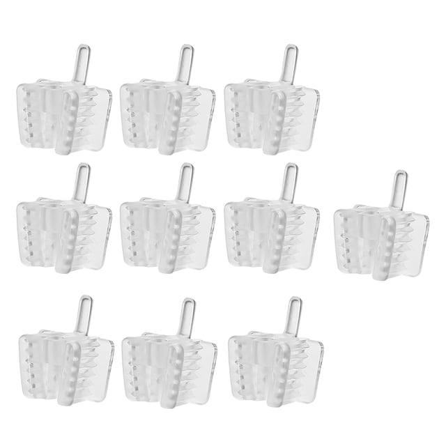 Ouvre-bouche Rétractable Orthodontique Accessoire 10 Pcs Support de Bouche en Silicone Réutilisable