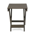 thumbnail image 6 of Outdoor Folding Wooden Side Table, Gray, 15"D X 22.75"W X 18.25"H, 6 of 9