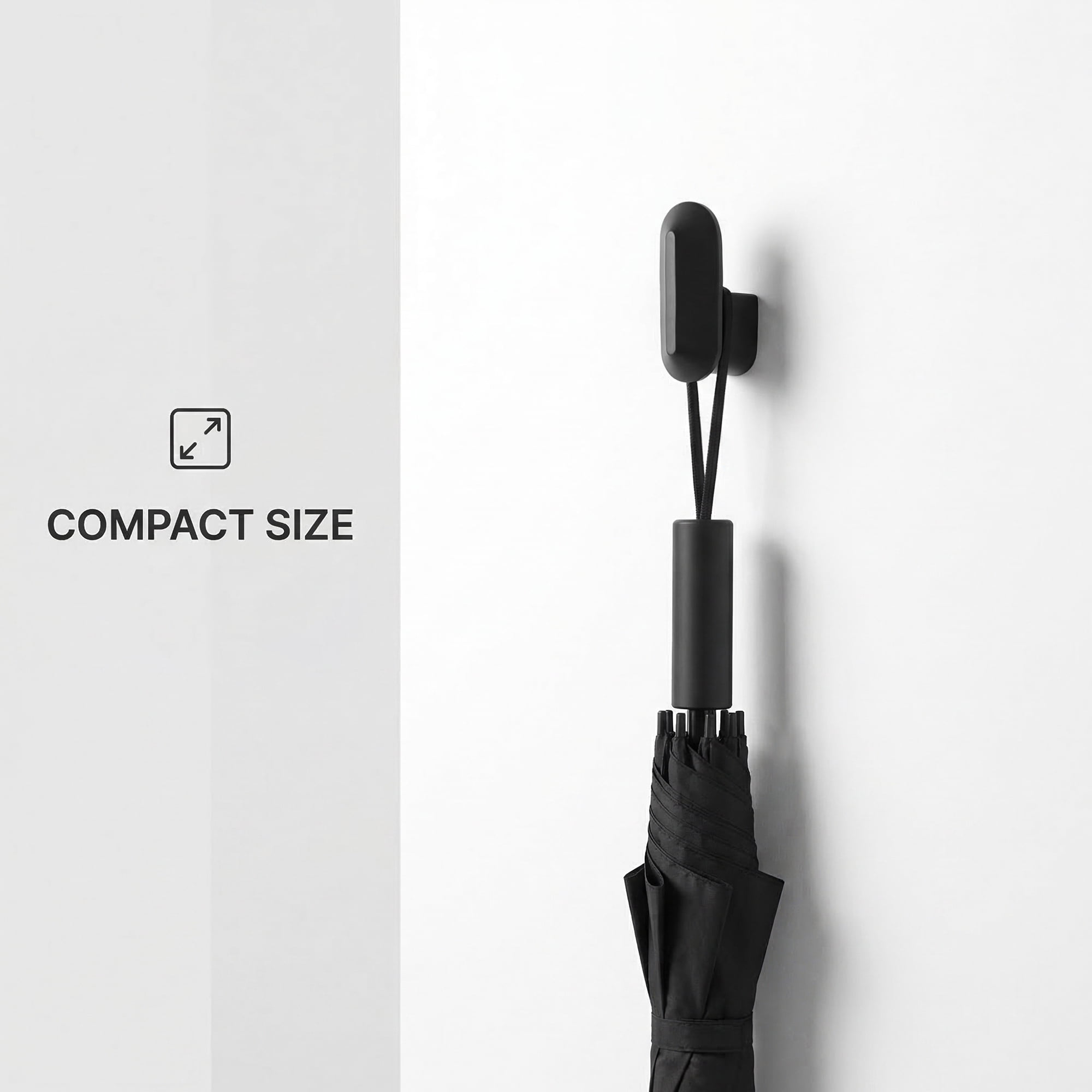 Unique Bargains Coat Rack Wall Mount Aluminum Coat 4 Hooks Hat Rack for Entryway Black