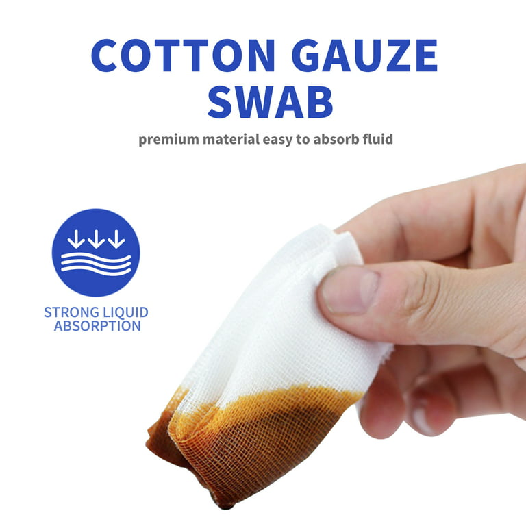 Cotton gauze swabs