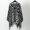 thumbnail image 4 of QQAMB Women Shawls Leopard Print Fall Winter Scarf Fashion Soft Warm Comfortable Casual Pashmina Blanket Shawl Wrap, 4 of 4