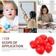 thumbnail image 2 of 10 bolas antiestrés con forma de corazón rojo para niños, minibolas antiestrés de espuma., 2 of 6