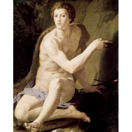 St John The Baptist Agnolo Bronzino (1503-1572 Florentine) Canvas Art - (24...