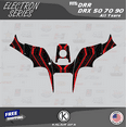 thumbnail image 3 of Kalair GFX Graphics Kit for Honda ATV DRR DRX50 DRX70 DRX90 (All Years) Electron Series, 3 of 6