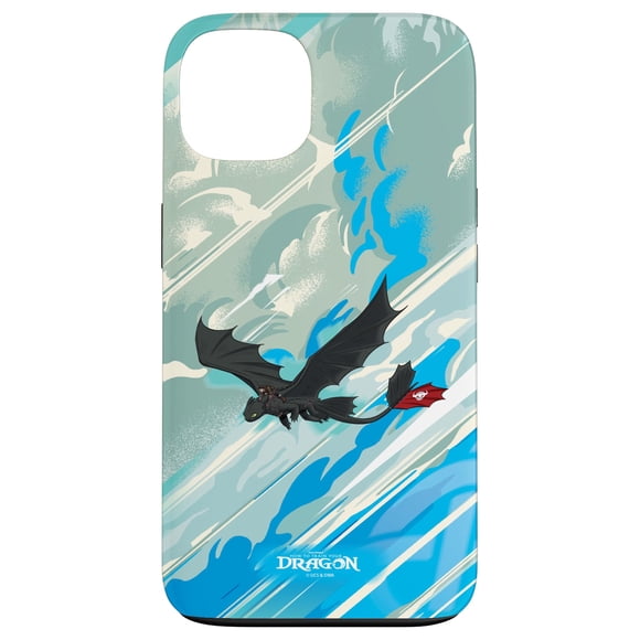 Funda para iPhone 13 de DreamWorks Dragons con diseño de Hipo y Chimuelo
