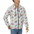 thumbnail image 4 of Zip Up Hoodies for Men - Conch Shell No.J97 Long Sleeve Comfrt Men'S Fashion Hoodies & Sweatshirts, Jackets for Men Hoodies Pullover Clothing Clothes with Pouch, 4 of 5