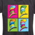 thumbnail image 3 of Dr. Seuss - Color Block Hats - Women's Short Sleeve Graphic T-Shirt, 3 of 6