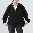 thumbnail image 6 of Edvintorg Lightweight Jacket Women Plus Size Fashion Long Sleeve Loose Casual Hooded Coat with Zipper Women Outerwear Woman Clothes Black L, 6 of 7