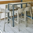 thumbnail image 3 of Casual Decore - Patio Barstool 30 " - Commercial Grade - Set Of 4 White, 3 of 5