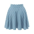 thumbnail image 5 of Skorts Skirts for Women Dressy Womens Classic Daily Elegant Casual Mini Skirt Elastic Waist Skirt, 5 of 6