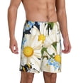 thumbnail image 2 of Fotbe Bees Collecting Nectar Pantalones Cortos de Pijama para Hombre, Ropa de Dormir, Pantalones de Pijama Cortos para Hombre-Medium, 2 of 6