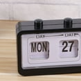 thumbnail image 2 of ADDHAT Clock Home Use Black Plastic 1Pcs 7.9X3.7X1.8In, 2 of 8