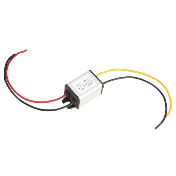 Uxcell DC 12V/24V to DC 6V Power Converter 3A 18W Step Down Converter Voltage Reducer IP67 Transformer Power Supply