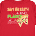 thumbnail image 4 of Inktastic Save the Earth. Its the Only Planet with Pizza. Boys or Girls Long Sleeve Toddler T-Shirt, 4 of 5