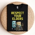 thumbnail image 3 of Respect Your Elders T-Shirt – Funny Retro Gamer Graphic Tee, 3 of 5