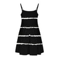 thumbnail image 7 of FamilyThread Girls Casual Stripe Sleeveless Dresses Spaghetti Strap Summer Swing Twirly Sundress A-Line Dress For 4-14Y, 7 of 7