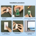 thumbnail image 2 of 3 Pcs Détecteur de Brise en Verre Sans Fil 433 MHz, Sensibilité Réglable, Compatible avec Systèmes d'Alarme Blanc, 2 of 8