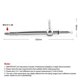 thumbnail image 5 of Car 280mm Gear Lever Billet Steel For for S R53 02-03, 5 of 5