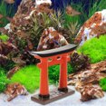 thumbnail image 2 of EeaseCA Aquarium Miniature Torii Décoration Bonsaï Torii Modèle Style Japonais, 2 of 6