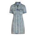 thumbnail image 2 of Liv & Lottie Women's Denim Dress with Short Sleeves, Sizes S-XL, 2 of 4