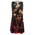 thumbnail image 4 of RKSTN Robe d'Été pour Femmes, Robe d'Été Confortable et Décontractée pour Femmes Sans Manches à Col en V Imprimée, Robe Ajustée, Robes de Plage, Robes Grande Taille pour Femmes, 4 of 4