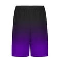 thumbnail image 4 of cfhntfmh Mens 2 in 1 Running Shorts Gradient Color Athletic Shorts with Liner Workout Shorts with Pockets for Men, 4 of 6