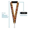 thumbnail image 3 of Cartoon Network Lanyard, Johnny Bravo Pose Turns Browns, Elastic, 3 of 4