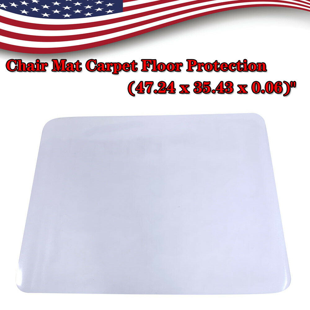 Mat PVC Home Office Carpet Hard Protector Desk Floor Chair Transparent 30”X48inc 
